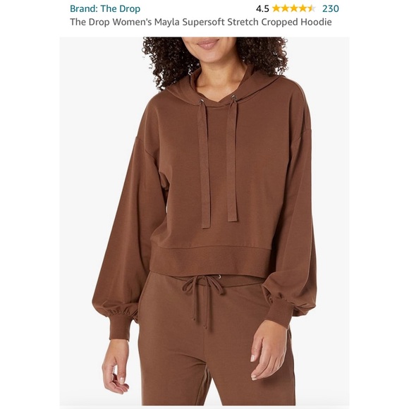 💲🔻 The Drop • Amazon Mayla Cropped Hoody - Picture 1 of 4